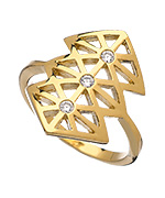 Matterial Fix Gold Lattice Ring