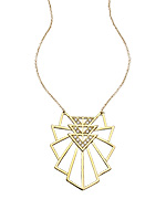 Matterial Fix Angular Long Pendant Necklace