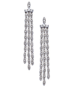 CZ Linear Earrings