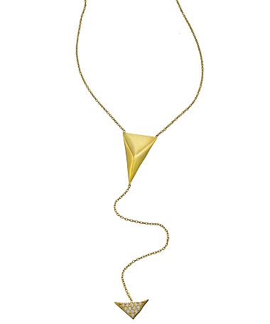 Triangle Chain Drop Necklace