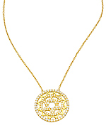 Elaborate Star of David Necklace