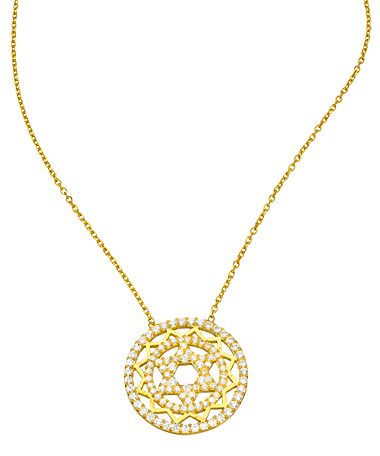 Elaborate Star of David Necklace