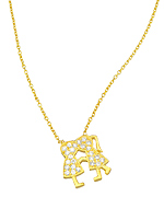 Lovers Pendant Necklace