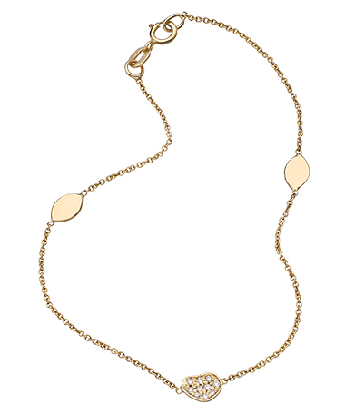 Maya Brenner Gold Pave Diamond Pod Bracelet