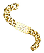 Me + Mi Gold Love Me ID Bracelet