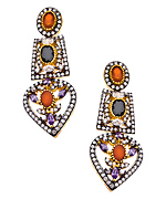 Meghna Designs Colorful Maharaja Earrings
