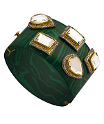 Meghna Designs Green Bora Bora Cuff