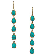 Melinda Maria Leaf Drop Earrings
