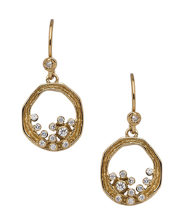 Melinda Maria Small Emma Cluster Earrings