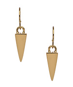Melinda Maria Single Pyramid Drop Earrings
