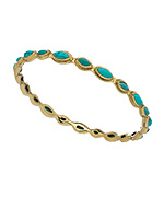 Melinda Maria Fritzy Turquoise Bangle