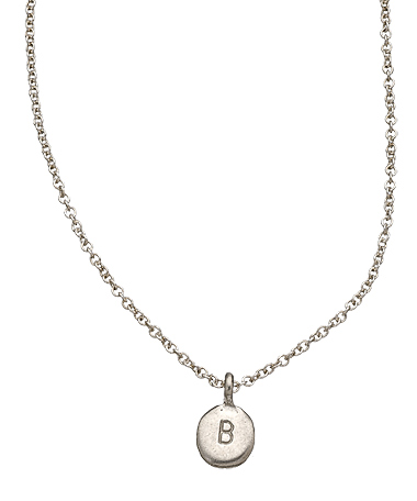 Meredith Hahn Valerie Initial Petal Pendant Necklace