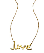 Meredith Hahn Jamie 'Live' Necklace