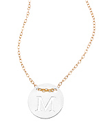 Miriam Merenfeld Personalized Initial Tag Necklace