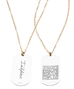 Miriam Merenfeld 'Live With Passion' Scan Necklace