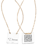 Miriam Merenfeld 'Follow Your Dream' Scan Necklace