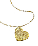 Miriam Merenfeld Inspirational Heart Necklace