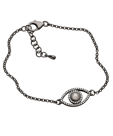 Mystic Light Moonstone Evil Eye Bracelet