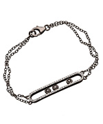 Mystic Light Diamond Bar Floating Diamonds Bracelet