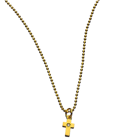 Naomi Gray Tiny Diamond Cross Necklace