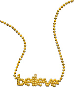 Naomi Gray Asymmetrical Believe Necklace