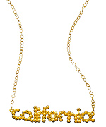 Naomi Gray Beaded California Necklace