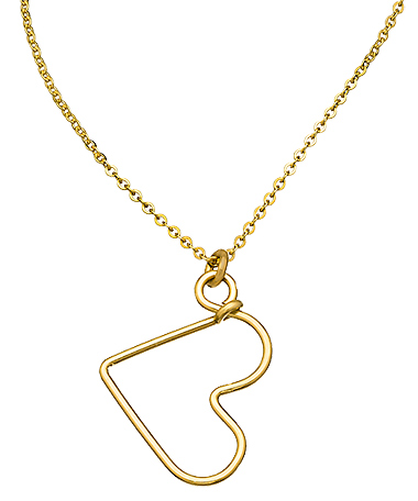 Nashelle Wire Heart Necklace