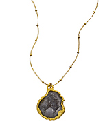 Nina Nguyen Vortex Geode Beaded Necklace