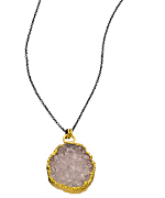 Nina Nguyen Bella White Free Formed Druzy Necklace
