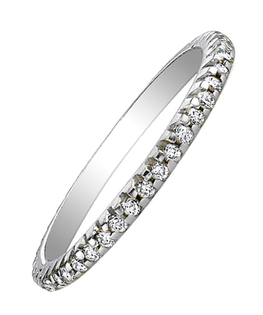 Nolan White Pave Diamond Band