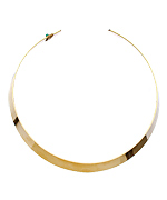 Nugaard Gold and Green Onyx Collar Necklace