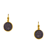 One Oak by Sara Black Druzy Drop Earrings