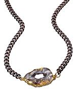 One Oak By Sara Rose Gold Agate Necklace