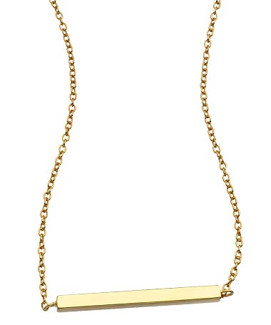 One OAK by Sara Gold Stick Charm Necklace