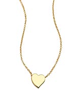 One OAK by Sara Gold Heart Pendant Necklace