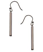 One OAK by Sara Hematite Stick Drop Earrings