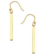 One OAK by Sara Gold Stick Drop Earrings