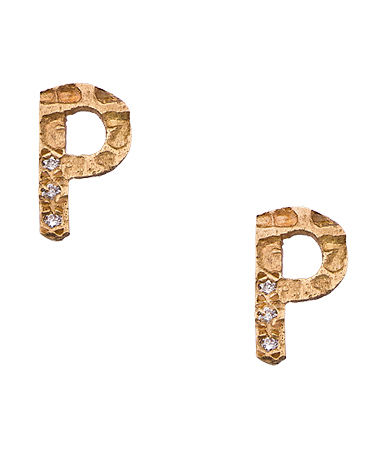 Page Sargisson Gold Initial Earring