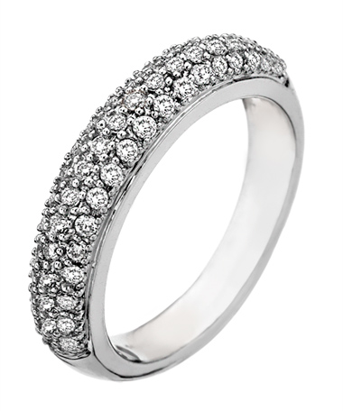 Phyllis Bergman Ladies Pave Diamond Band