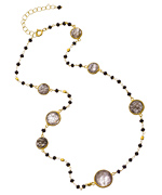 Piara by Elaine J Rutilated Quartz Beaded Necklace