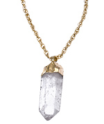 Privileged Quartz Pendant Necklace