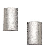 Rena Luxx Silver Rounded Rectangle Post Earrings