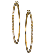 Roberta Chiarella Gold Hippie Hoop Earrings