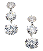 Roberta Chiarella Silver and CZ Treasured Heirloom Earrings