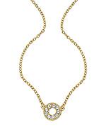 Roberta Chiarella Pave Donut Necklace