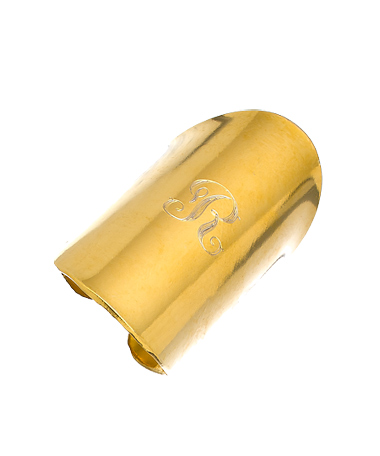 Robyn Rhodes Lola Initial Cigar Band Ring