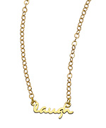 SKINNY by Jessica Elliot 'Laugh' Pendant Necklace