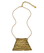SKINNY by Jessica Elliot Gold Trapezoid Necklace