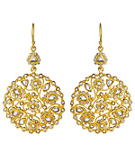 SKU Old World Round Drop Earrings