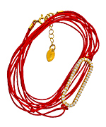 SKU Red Cord Wrap Around Bracelet